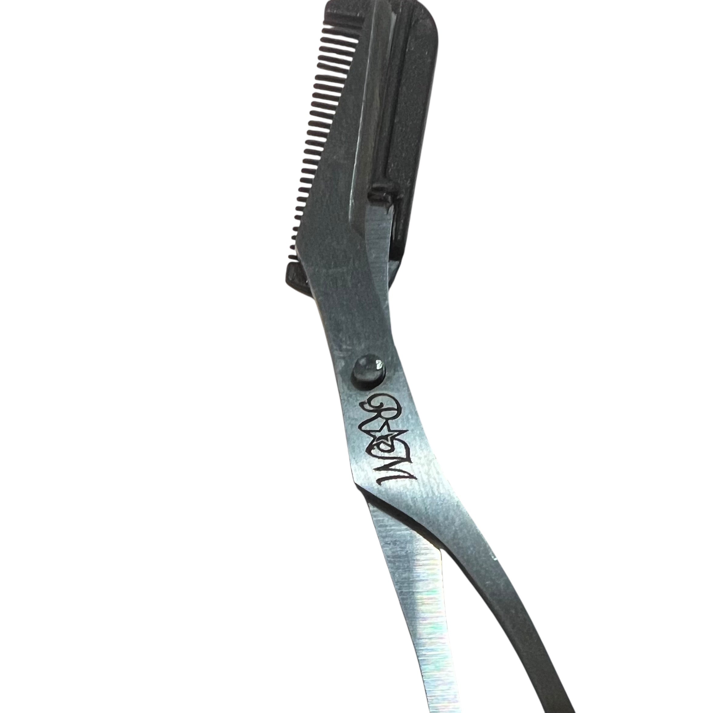 Beauty Trimmer Eyebrow Scissors with Comb